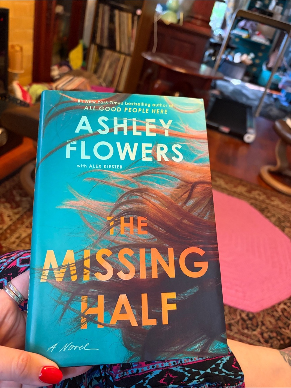 The Missing Half - Teal & Orange Hardcover Book
